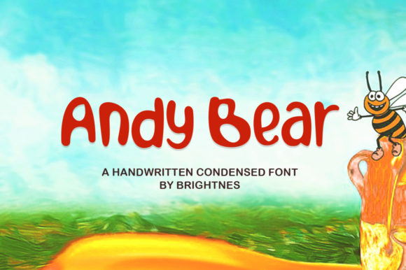 Andy Bear: A Simple and Joyful Display Font for Children-Themed Designs
