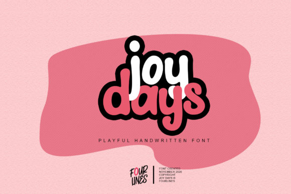 Bring Joy to Your Projects with Joy Days Font