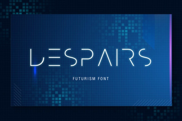 Despairs: A Futuristic Font for Modern Design Workflows