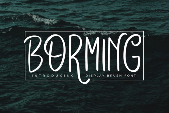 Exploring the Versatility of Borming: A Modern Display Font for Creative Expression