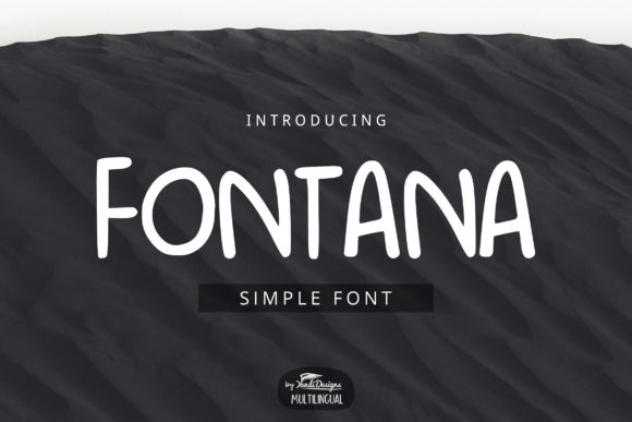 Fontana: A Simple, Cute Display Font for Versatile Use