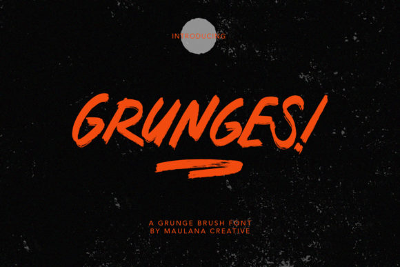 Grunges: The Bold and Textured Font That Adds Drama to Your Designs