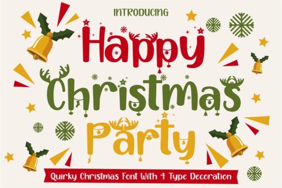 Happy Christmas Party: A Festive Font for Holiday Magic