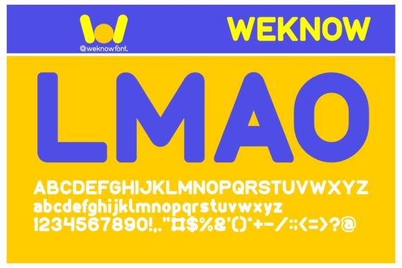 Lmao Font: Bold, Simple, and Unapologetically Expressive