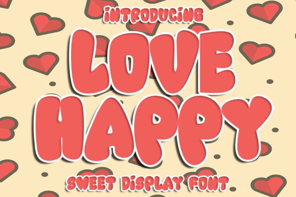 Love Happy: A Bold and Quirky Font for Creative Expression