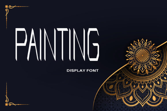 Painting: A Bold Display Font for Modern Design