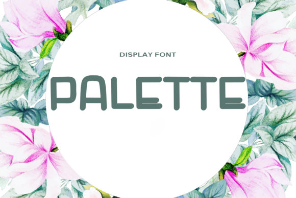 Palette: A Simple and Clean Display Font