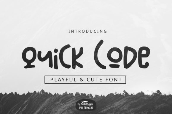 Quick Code: A Versatile Font for Creative and Educational Use