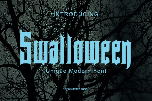 Swalloween: A Bold Font for Creative Expression